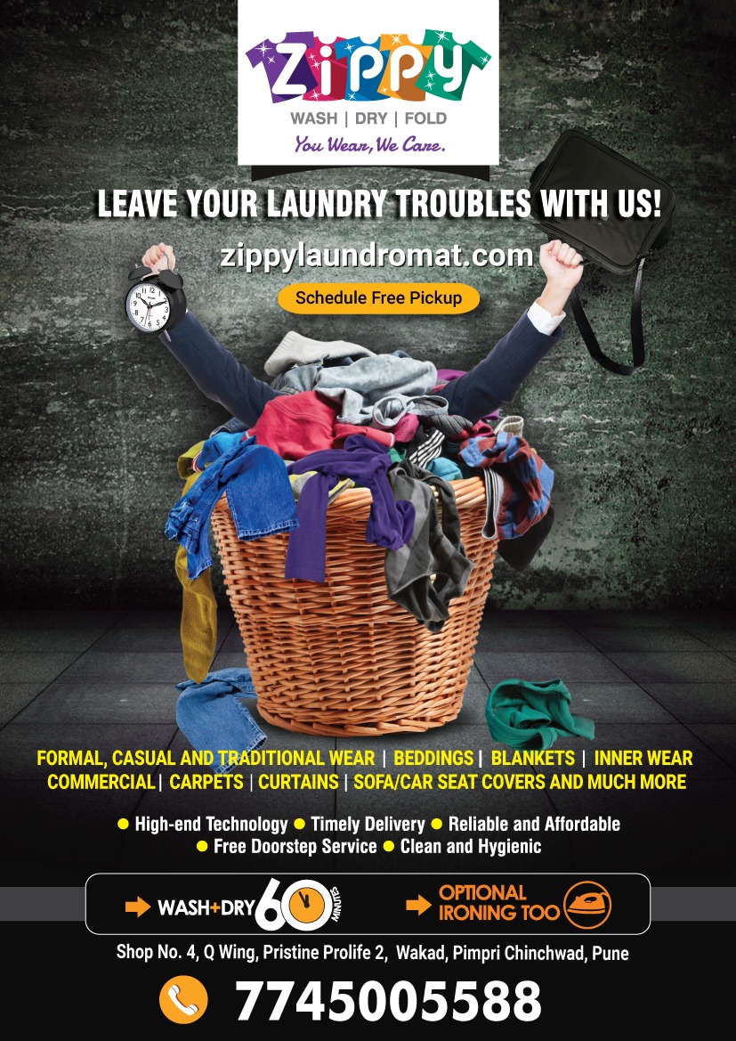 Zippy Laundromat & Dry Cleaners, Laundry Pune